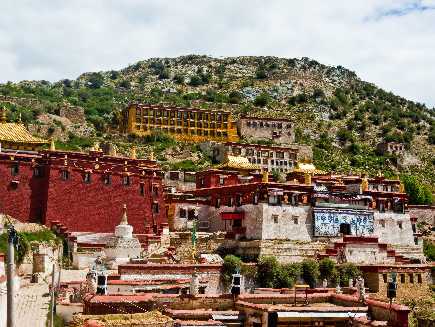 Tibet, Ganden (monastère)