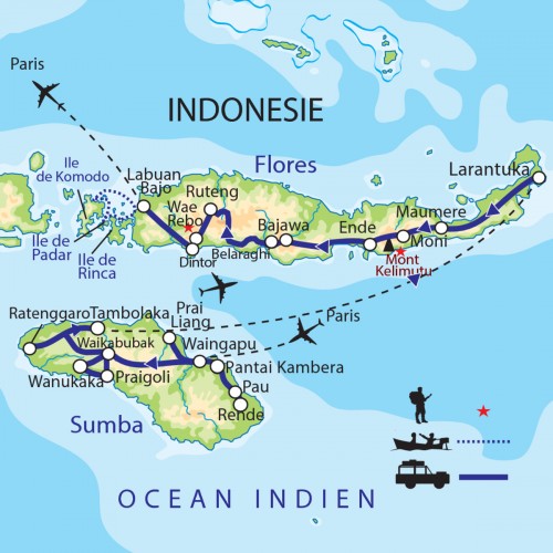 Carte : Indonésie - Sumba - Florès, Vendredi Saint à Larantuka